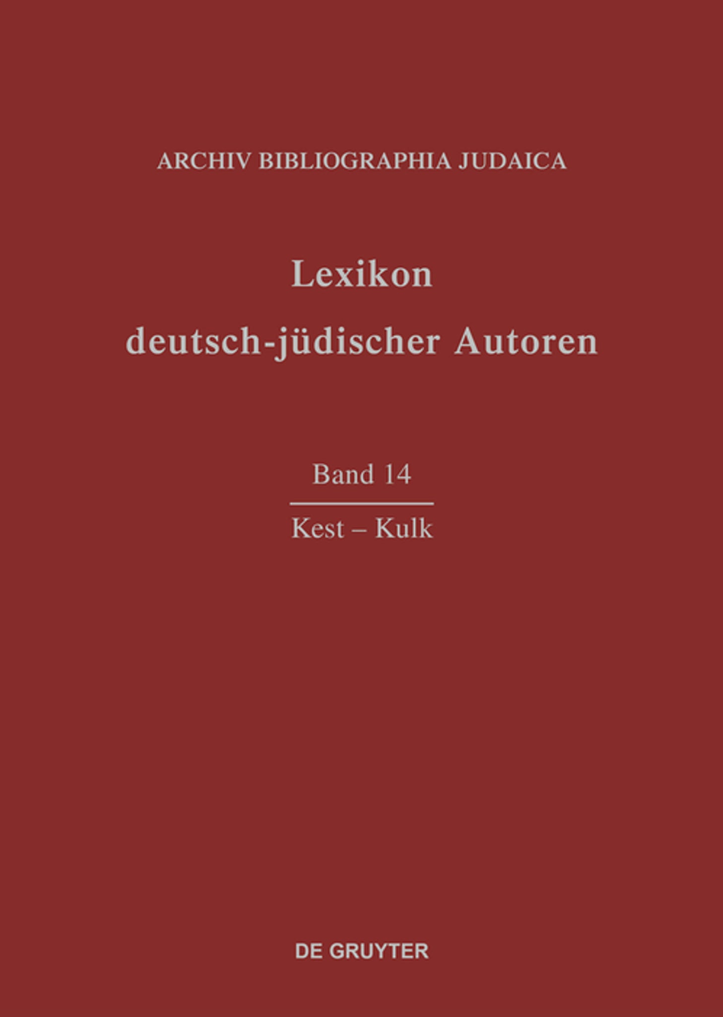 Cover image for Kest-Kulk ISBN 9783598226946